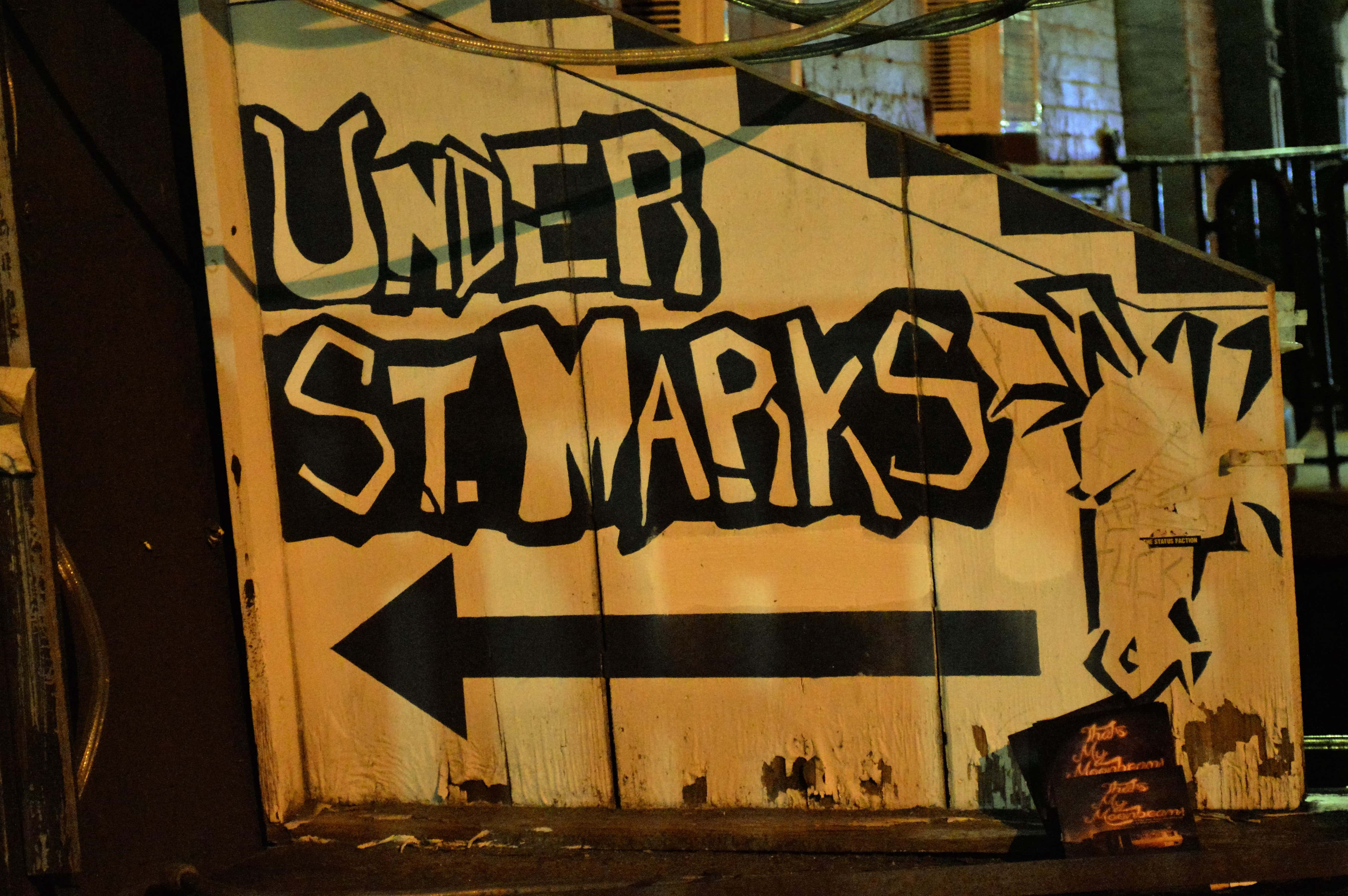 St. Marks Place is a popular strip for bars and clubs in the East Village Photo taken by Meghan Riley